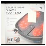 Sharper Image Shiatsu Foot + Back Massager