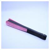 Pink Folding Hand Fan with Glitter