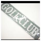 Golf Club Metal Sign