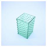 Green Textured Plastic Vase