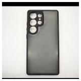 Black Transparent Case for S25 Ultra