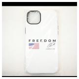 Freedom iPhone 14 Plus Case with Flag Design