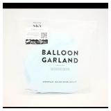 Minnidip Balloon Garland Matte Sky