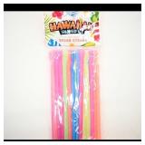 Hawaiian Shaved Ice Spoon Straws 25-Pack