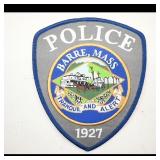 Barre, Mass Police Patch 1927