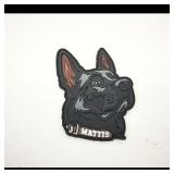 Mattis Dog Head Velcro Patch