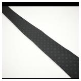 Black Medallion Print Tie