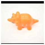 Orange Dinosaur Toy Figure