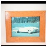 Framed Vintage Car Photograph