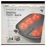 Sharper Image Shiatsu Foot + Back Massager