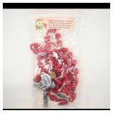 Red Knotted Rosary with Metal Crucifix
