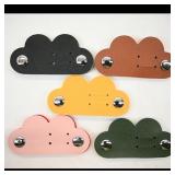 Cloud-Shaped PU Leather Cable Organizers