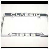 Classic 1958 License Plate Frame