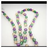 Mardi Gras Bead Garland