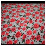 Silk Fabric with Floral Pattern