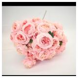 Artificial Pink Rose Bouquet