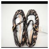 H&M Leopard Print Flats Size US 8 Eur 39