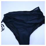 Black Two-Piece Swimsuit Set - XL