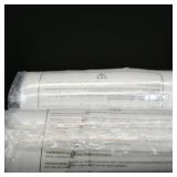 White Rolled Bedding Set of Two