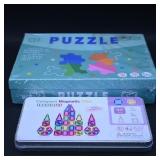 Puzzle and Magnetic Tiles Set