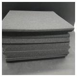 Set of Black Foam Sheets