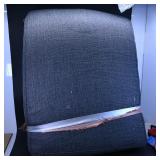 Dark Gray Upholstered Seat Cushion