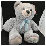 Plush Teddy Bear with 'Best Mom Ever' Embroidery
