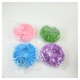 Set of 4 Silicone Scrubbers in Assorted Colors