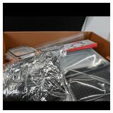 Assortment of Storage Containers and Accessories