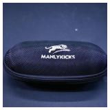 Manlykicks Eyewear Case with Glasses
