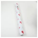 Heart and Spade Patterned Wrapping Paper Roll