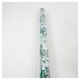 Green and White Holiday Wrapping Paper Roll