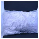 Large Quilted Pillow in Plastic Cover