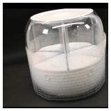 Plastic Storage Container with Compartments