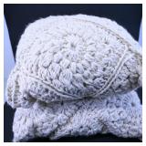 Set of 2 Handcrafted Crochet Throw Pillows