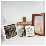 Assortment of Inspirational Wall Decor