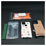 Assorted Phone Cases and Watch Bands