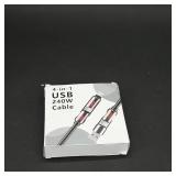 4-in-1 USB 240W Charging Cable