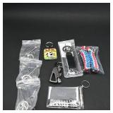 Assorted Keychains and Accessories Lot