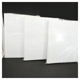 Set of 32 Wrapped Blank Canvases