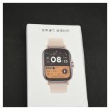 Smart Watch with Pink Strap