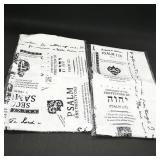 Set of Religious Text Printed Fabrics