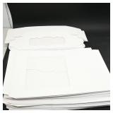 Assortment of White Cardboard Cutouts