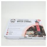 Practical Survival Emergency Water Straws, 5 Pack