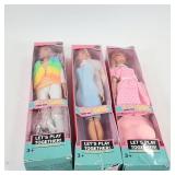 Set of 3 Happy Girl Dolls