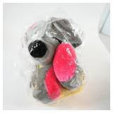 Plush Toy with Pink and Yellow Accents