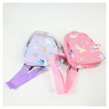 Set of 2 Unicorn-Themed Mini Backpacks