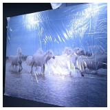 Large Painting of Running Horses