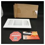 Home Intuition 3-Way Register, White, 8'x4'