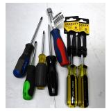 Stanley and Assorted Screwdrivers Set
